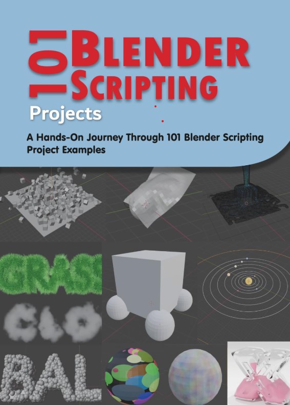 101 Blender Scripting Projects (Paperback) Cover